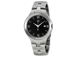 Tissot T-Trend T12 Black Dial Stainless Steel Ladies Watch T0822101105800 Tissot T-Trend T12 Black Dial Stainless Steel Ladies Watch T0822101105800