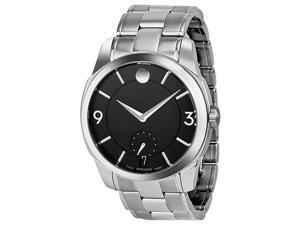 Movado LX Black Dial Stainless Steel Mens Watch 0606626 Movado LX Black Dial Stainless Steel Mens Watch 0606626