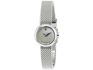 Movado Mother of Pearl Dial Stainless Steel Ladies Watch 0606705 Movado Mother of Pearl Dial Stainless Steel Ladies Watch 0606705