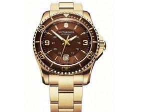 Victorinox Swiss Army Maverick Brown Dial Gold PVD Mens Watch 241607 Victorinox Swiss Army Maverick Brown Dial Gold PVD Mens Watch 241607