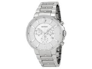 Movado SE Pilot Silver Dial Chronograph Stainless Steel Mens Watch 0606760 Movado SE Pilot Silver Dial Chronograph Stainless Steel Mens Watch 0606760