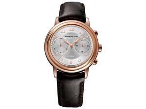 Raymond Weil 4830-PC5-05658 Maestro Silver Dial Chrono Brown Leather Men's Watch Raymond Weil 4830-PC5-05658 Maestro Silver Dial Chrono Brown Leather Men's Watch