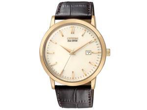 Citizen Eco-Drive Champagne Dial Brown Leather Strap Mens Watch BM7193.07B Citizen Eco-Drive Champagne Dial Brown Leather Strap Mens Watch BM7193.07B