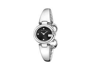 Gucci Guccissima Black Dial Stainless Steel Ladies Watch YA134505 Gucci Guccissima Black Dial Stainless Steel Ladies Watch YA134505