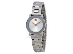Movado Bold 3600234 Silver Diakl Stainless Steel Ladies Watch Movado Bold 3600234 Silver Diakl Stainless Steel Ladies Watch