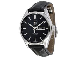 Tag Heuer Carrera Automatic Black Dial Black Leather Mens Watch WAR201AFC6266 Tag Heuer Carrera Automatic Black Dial Black Leather Mens Watch WAR201AFC6266