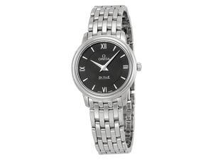 Omega DeVille Prestige Black Dial Stainless Steel Ladies Watch 42410276001001 Omega DeVille Prestige Black Dial Stainless Steel Ladies Watch 42410276001001