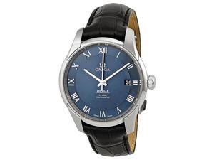 Omega De Ville Blue Dial Black Leather Mens Watch 431.13.41.21.03.001 Omega De Ville Blue Dial Black Leather Mens Watch 431.13.41.21.03.001