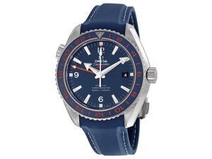 Omega Seamaster Planet Ocean Blue Dial Leather Mens Watch 23232442203001 Omega Seamaster Planet Ocean Blue Dial Leather Mens Watch 23232442203001