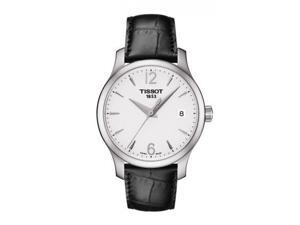Tissot T-Classic Tradition Silver Dial Black Leather Mens Watch T0632101603700 Tissot T-Classic Tradition Silver Dial Black Leather Mens Watch T0632101603700