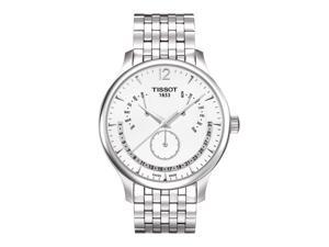 Tissot T-Classic Tradition Multi-Function White Dial Steel Watch T0636371103700 Tissot T-Classic Tradition Multi-Function White Dial Steel Watch T0636371103700