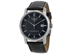 Tissot Classic Black Dial Black Leather Mens Watch T0874074605700 Tissot Classic Black Dial Black Leather Mens Watch T0874074605700