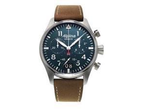 Alpina Startimer Pilot Chronograph Blue Dial Brown Leather Mens Watch AL-372N4S6 Alpina Startimer Pilot Chronograph Blue Dial Brown Leather Mens Watch AL-372N4S6