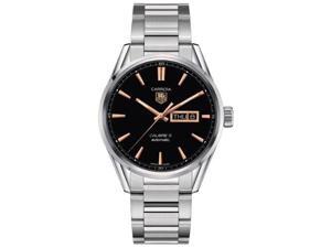 Tag Heuer Carrera Calibre 5 Black Dial Stainless Steel Mens Watch WAR201CBA0723 Tag Heuer Carrera Calibre 5 Black Dial Stainless Steel Mens Watch WAR201CBA0723