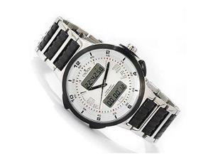 Men's Analog Digital Croton Chronograph Watch CC311223SSDW Men's Analog Digital Croton Chronograph Watch CC311223SSDW