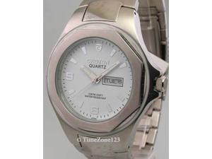 Mens Croton Steel Day Date Watch CA301100SSDW Mens Croton Steel Day Date Watch CA301100SSDW