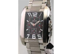 Mens Croton Steel Chronograph Date Watch CC311142SSBK Mens Croton Steel Chronograph Date Watch CC311142SSBK