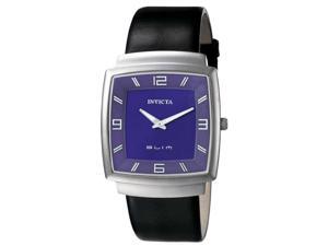 Mens Invicta Ultra Slim Black Leather Watch 5136 Mens Invicta Ultra Slim Black Leather Watch 5136