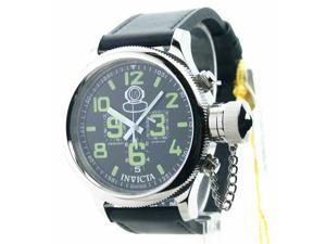 Mens Invicta Leather Russian Diver Chrono Swiss Date Watch 7000 Mens Invicta Leather Russian Diver Chrono Swiss Date Watch 7000