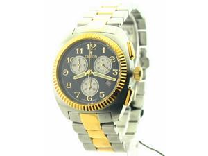 Mens Croton Steel Two Tone Chrono 3 Eye Date Watch CC311293TTBK Mens Croton Steel Two Tone Chrono 3 Eye Date Watch CC311293TTBK