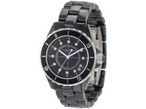 Akribos XXIV Women's AKR484BK Allura Black Ceramic Watch Akribos XXIV Women's AKR484BK Allura Black Ceramic Watch