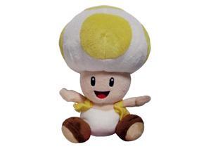 Nintendo Super Mario Bros. Wii Yellow Toad 7" Plush Doll Nintendo Super Mario Bros. Wii Yellow Toad 7" Plush Doll