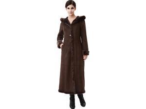 BGSD Women's "Pauline" Hooded Faux Shearling Maxi Coat BGSD Women's "Pauline" Hooded Faux Shearling Maxi Coat