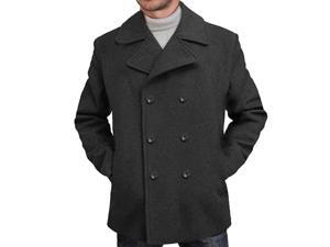 BGSD Men's 'Mark' Classic Wool Blend Pea Coat BGSD Men's 'Mark' Classic Wool Blend Pea Coat