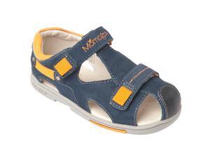 Momo Grow Boys Double-Strap Leather Sandal Shoes Momo Grow Boys Double-Strap Leather Sandal Shoes