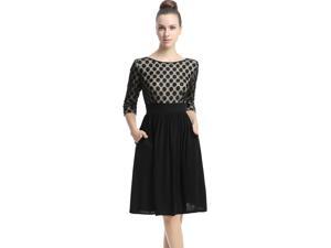 Phistic Women's "Indigo" Fit & Flare Dress (Regular & Plus Size) Phistic Women's "Indigo" Fit & Flare Dress (Regular & Plus Size)