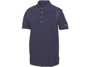 2015 PUMA Mesh Panel Cresting Golf Polo CLOSEOUT Peacoat Medium NEW 2015 PUMA Mesh Panel Cresting Golf Polo CLOSEOUT Peacoat Medium NEW