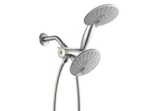 Ana Bath SS3232CBN 6 Inch 3 Function Handshower and Showerhead Combo Shower Set, PVD Brushed Nickel Finish Ana Bath SS3232CBN 6 Inch 3 Function Handshower and Showerhead Combo Shower Set, PVD Brushed Nickel Finish