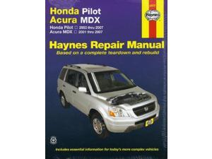 Acura MDX, Fits Honda Pilot & Ridgeline Haynes Manual (2001-2012) Acura MDX, Fits Honda Pilot & Ridgeline Haynes Manual (2001-2012)
