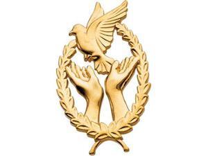 CleverSilver's 10K Yellow Gold Remembrance Lapel Pin CleverSilver's 10K Yellow Gold Remembrance Lapel Pin