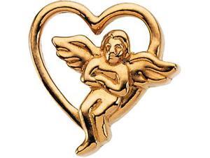 CleverSilver's 14K Yellow Gold Angel Lapel Pin 0 9. 0 0X 0 9. 0 0 Mm CleverSilver's 14K Yellow Gold Angel Lapel Pin 0 9. 0 0X 0 9. 0 0 Mm