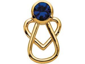 CleverSilver's 14K Yellow Gold With Me Always Angel Heart Pin7. 0 0X1. 0 0 CleverSilver's 14K Yellow Gold With Me Always Angel Heart Pin7. 0 0X1. 0 0