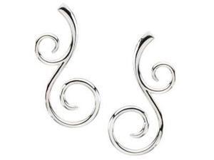 Scroll Metal Fashion Earring 14K Yellow Left Earring Scroll Metal Fashion Earring 14K Yellow Left Earring