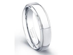 Tungsten Carbide Ring High Polish Finish Beveled Edges Comfort Fit Size 12 Tungsten Carbide Ring High Polish Finish Beveled Edges Comfort Fit Size 12