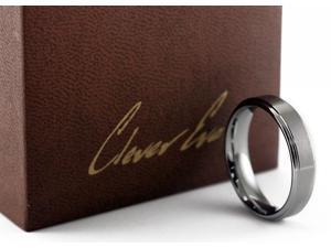 CleverEve Tungsten Nation 6.0mm Tungsten Carbide Ring Engagement Classic Brushed & Polished Tungsten Wedding Band (7) CleverEve Tungsten Nation 6.0mm Tungsten Carbide Ring Engagement Classic Brushed & Polished Tungsten Wedding Band (7)