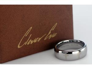 CleverEve Tungsten Nation 8mm Laser Etched Cross Religious Tungsten Domed Ring (Sz 8 to 12) CleverEve Tungsten Nation 8mm Laser Etched Cross Religious Tungsten Domed Ring (Sz 8 to 12)