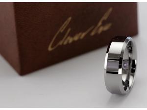 CleverEve Tungsten Nation 8.0mm High Polished Mirror Tungsten Carbide Ring Beveled Edge Classic Tungsten Wedding Band (8.5) CleverEve Tungsten Nation 8.0mm High Polished Mirror Tungsten Carbide Ring Beveled Edge Classic Tungsten Wedding Band (8.5)