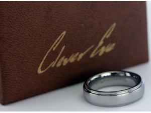 CleverEve Tungsten Nation 6mm Tungsten Ring High Polished Stepped Edges Traditional Tungsten Wedding Band (10) CleverEve Tungsten Nation 6mm Tungsten Ring High Polished Stepped Edges Traditional Tungsten Wedding Band (10)