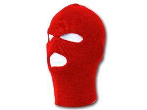 3 Hole Winter Ski Mask- Red 3 Hole Winter Ski Mask- Red