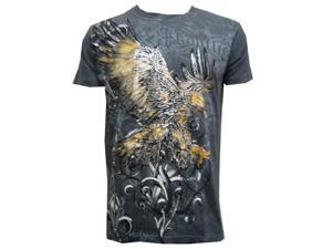 Konflic NWT Men's Striking Eagle Graphic MMA Muscle T-shirt, Charcoal, M Konflic NWT Men's Striking Eagle Graphic MMA Muscle T-shirt, Charcoal, M