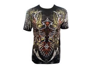Konflic Ruined Ancient Phoenix Spirit Designer Muscle T-shirt Black 2XL Konflic Ruined Ancient Phoenix Spirit Designer Muscle T-shirt Black 2XL