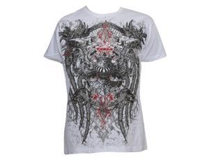 Konflic Men's Griffins The Majesty MMA Muscle T-Shirt - White - X-Large Konflic Men's Griffins The Majesty MMA Muscle T-Shirt - White - X-Large