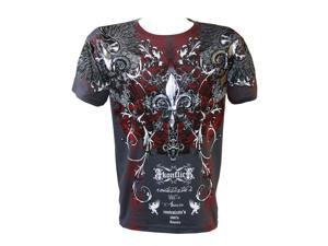 Konflic NWT Men's Rock Star Graphic MMA Muscle T-shirt, Charcoal, Small Konflic NWT Men's Rock Star Graphic MMA Muscle T-shirt, Charcoal, Small
