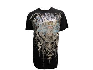 Konflic Men's Chaos Gryffindor MMA T Shirt, Black Large Konflic Men's Chaos Gryffindor MMA T Shirt, Black Large