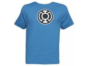 Officially Licensed DC Comics Blue Lantern Symbol T-Shirt, XL Officially Licensed DC Comics Blue Lantern Symbol T-Shirt, XL
