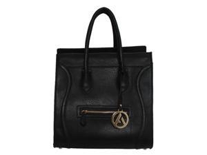 Womens Designer "Poitiers" Tote Structured Shoulder Handbag - Black Womens Designer "Poitiers" Tote Structured Shoulder Handbag - Black